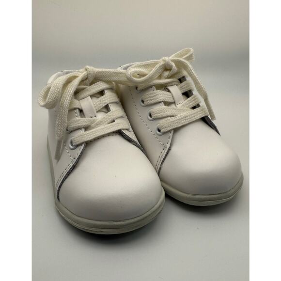 Stride Rite Elliot White Leather Walker Bootie Shoe BB35749 Toddler Size 4M (15) - Picture 1 of 8